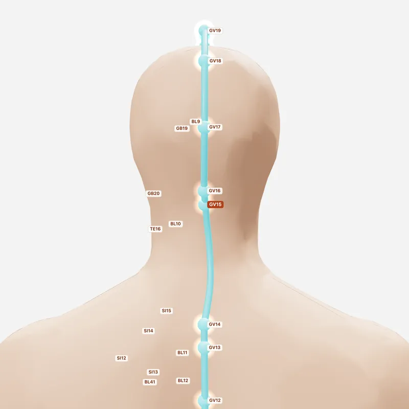 Huyệt Á Môn — huyệt lân cận