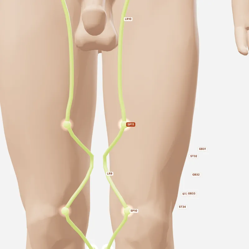 Huyệt Cơ Môn — huyệt lân cận