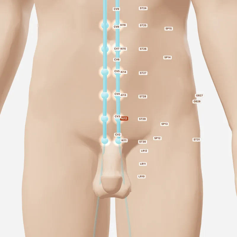 Huyệt Đại Hách — huyệt lân cận
