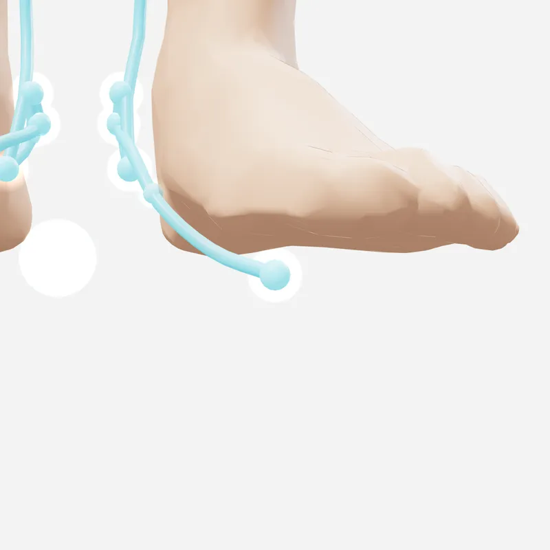 Huyệt Dũng Tuyền — trên da