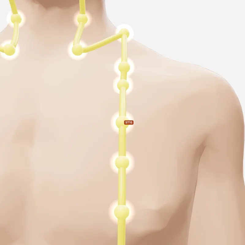 Huyệt Ốc Ế — trên da