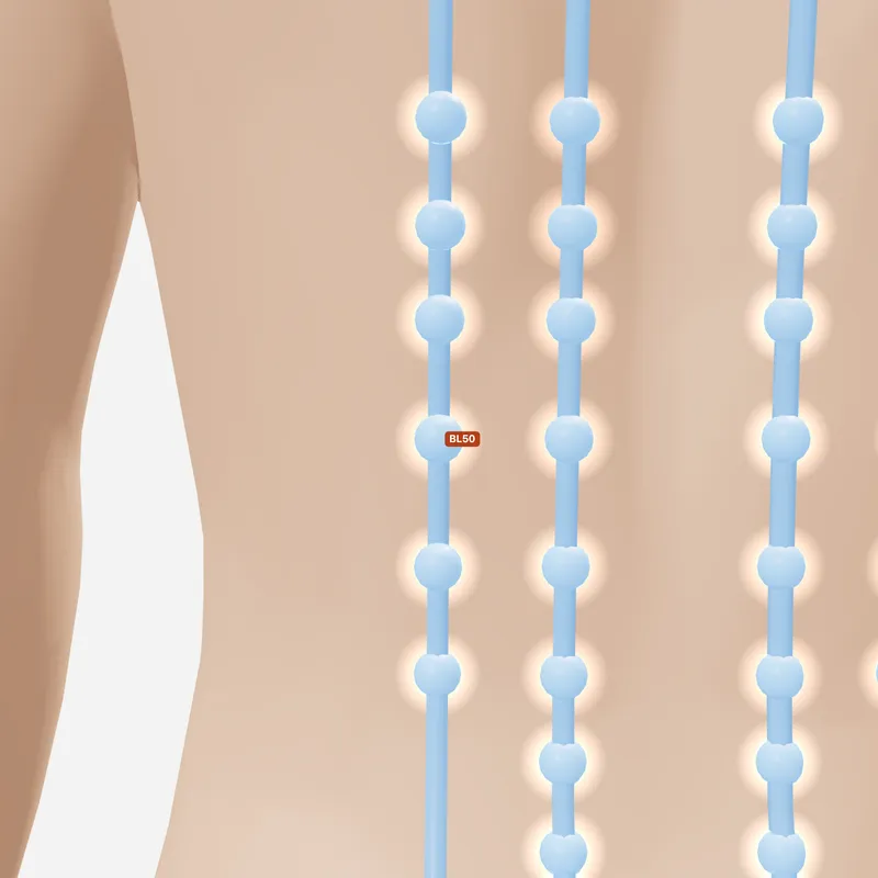 Huyệt Vị Thương — trên da