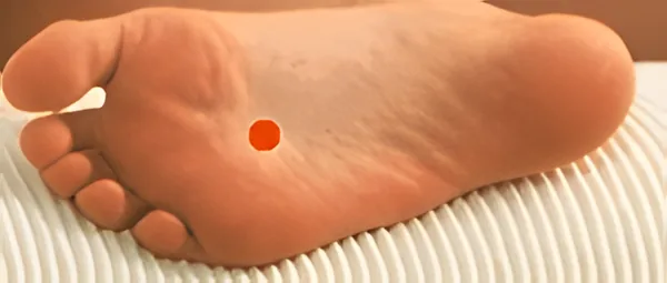 Sơ đồ huyệt Dũng Tuyền