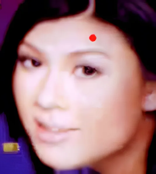 Sơ đồ huyệt Dương Bạch