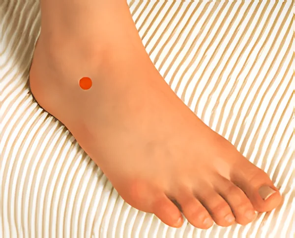 Sơ đồ huyệt Khâu Khư