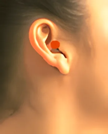 Sơ đồ huyệt Ngoại Nhĩ Đạo Khẩu